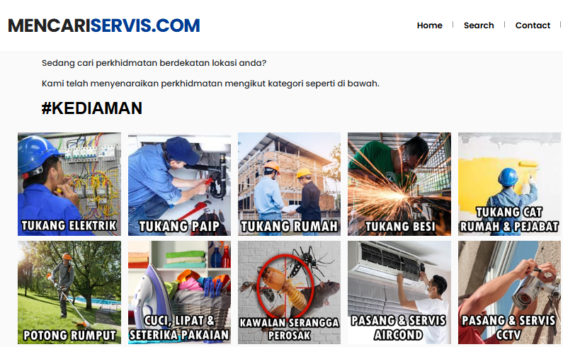 Ada servis tapi pelanggan susah nak cari anda?